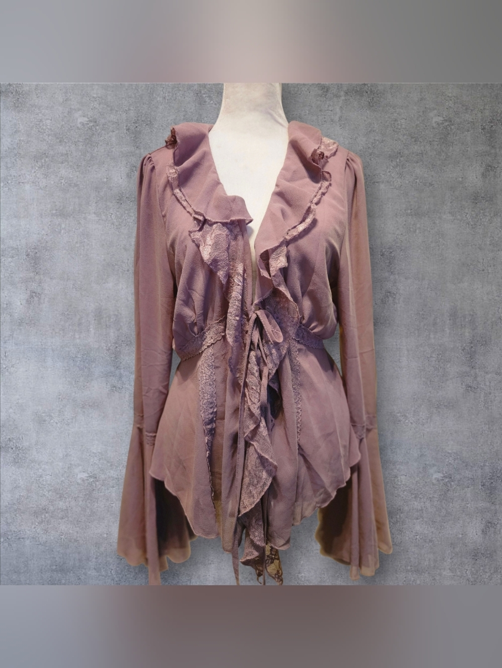 NWT Alchemy Sparks Blouse - BrownCurrent Mood